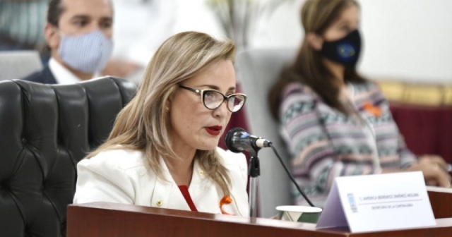 América Berenice Jiménez Molina, la titular de la Secretaría de la Contraloría.